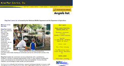 Desktop Screenshot of kingpestcontrol.com